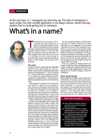 What's in a Name? - slide 1