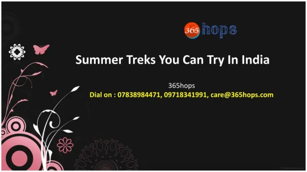 Summer Treks You Can Try In India