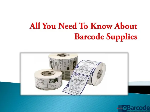 All You Need To Know About Barcode Supplies