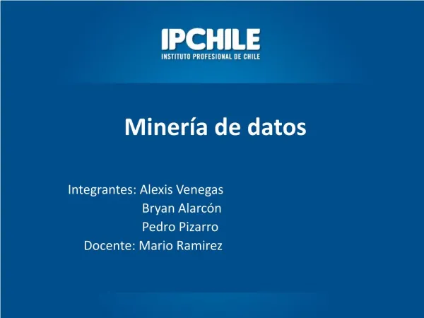 Mineria de datos