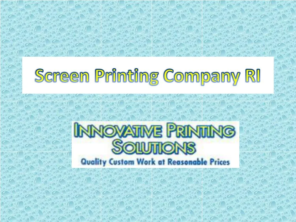 screen printing company ri