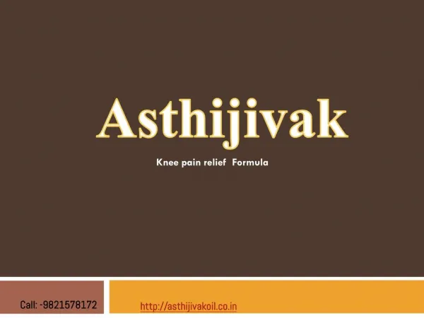 Asthijivak Oil and Paste