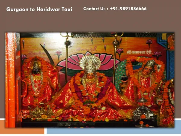 Gurgaon Haridwar Taxi Service