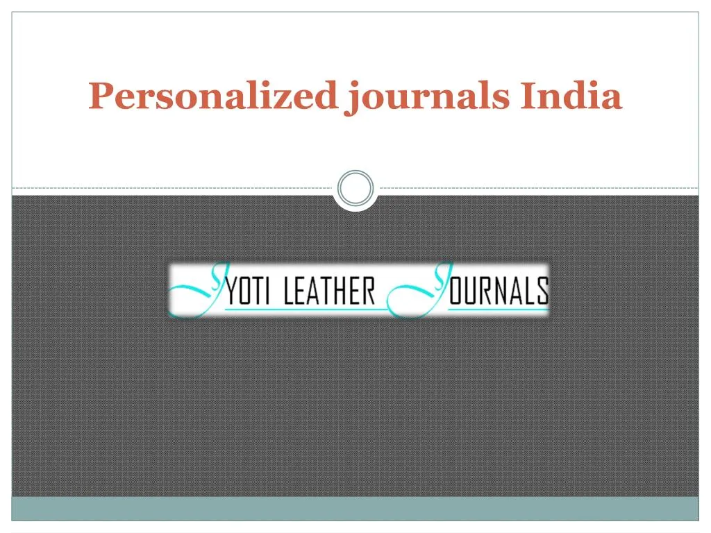 personalized journals india