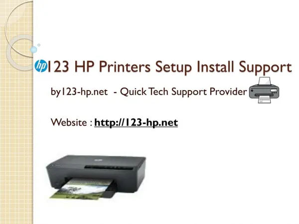 123 HP Setup & Printer Install Support