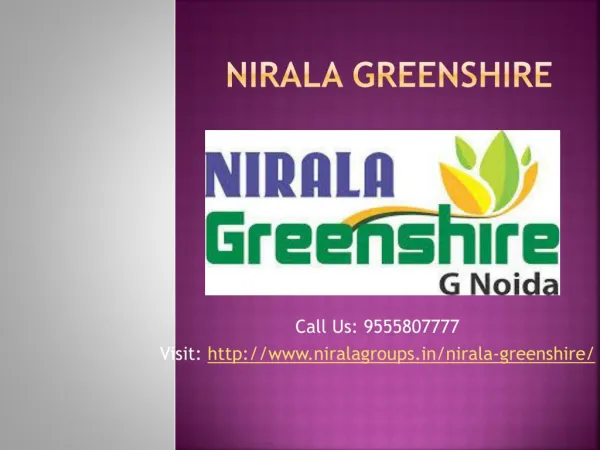 Best price offers in Nirala Greenshire