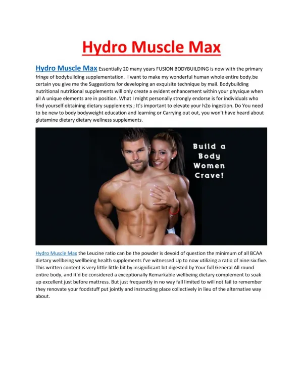 http://www.topwellnesspro.com/hydro-muscle-max-uk/