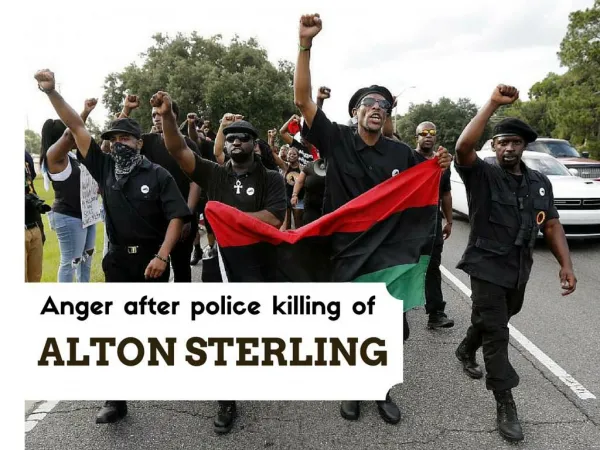 Anger after police killing of Alton Sterling