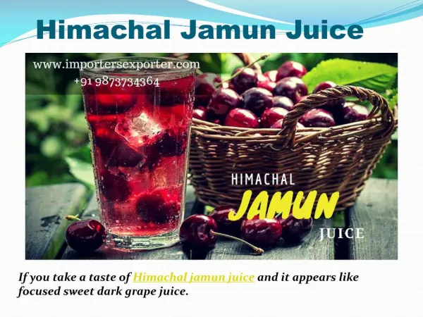 Himachal Jamun Juice