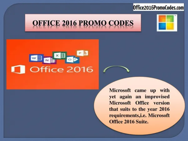 Promo Codes for Office 365 - Get great discounts