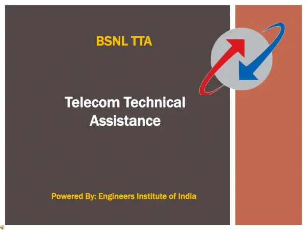 BSNL TTA Exam Coaching In Delhi - EII