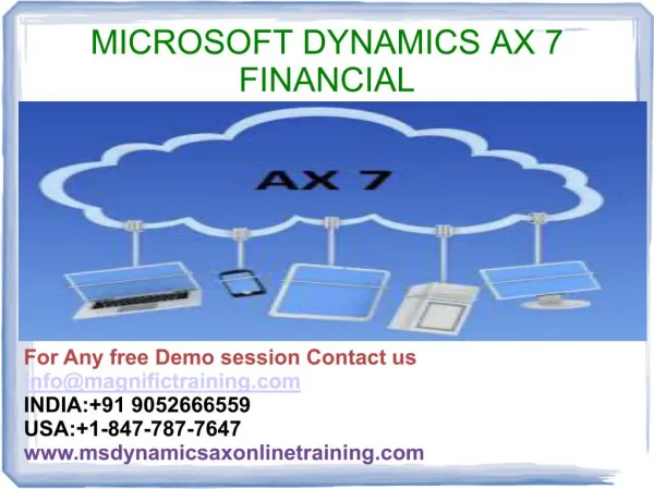Microsoft Dynamics Ax 7 Financial Online Training Institute