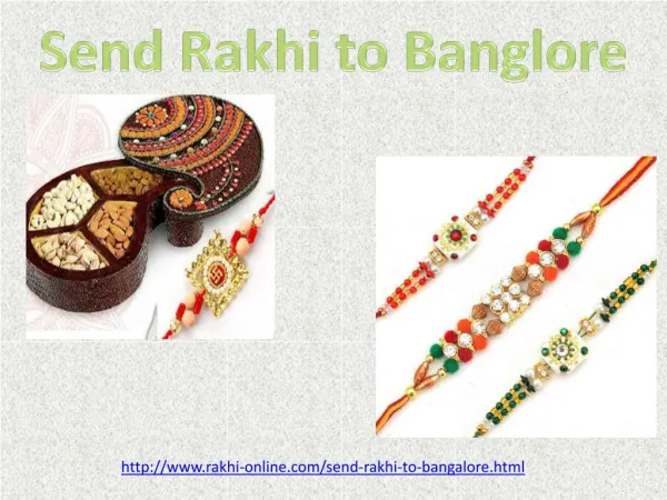 send amazing rakhi to your brother in Banglore