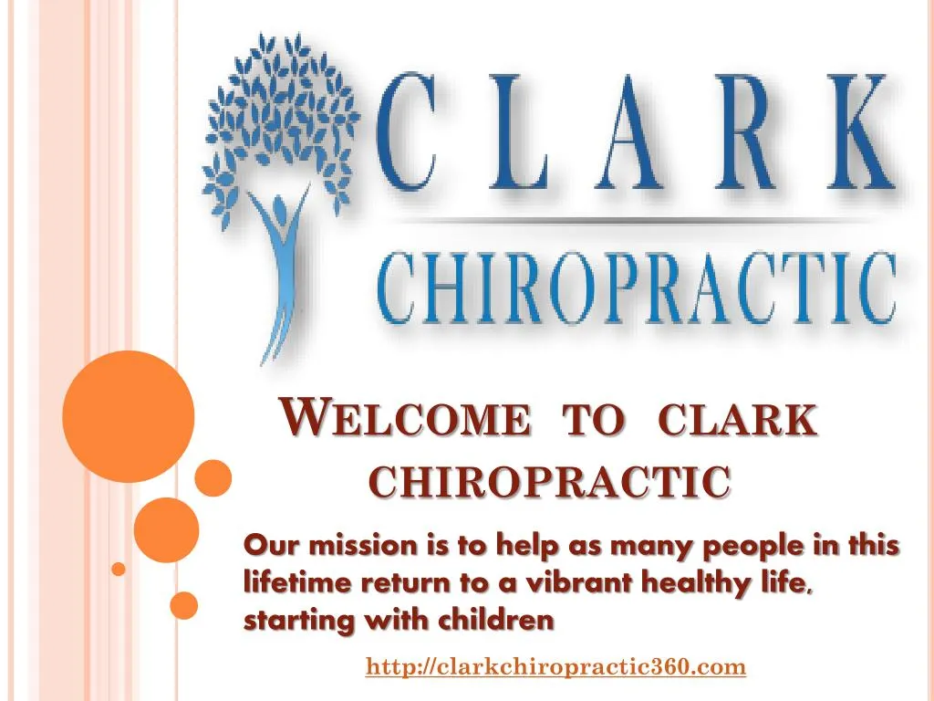 welcome to clark chiropractic