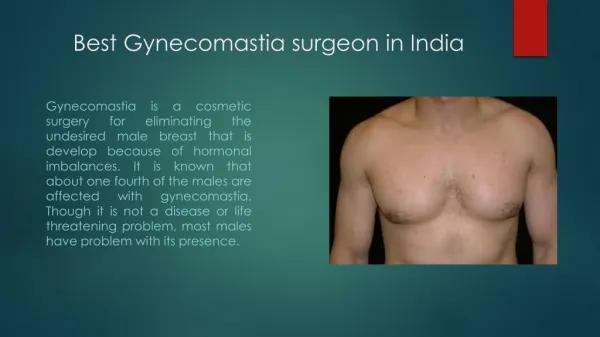Best gynecomastia surgery in Delhi