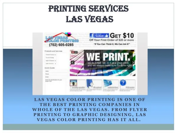 Las Vegas Color Printing Company