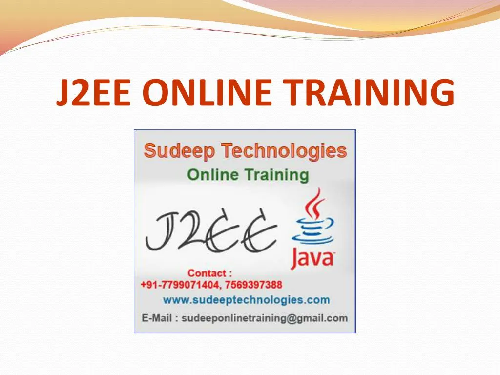 j2ee online training