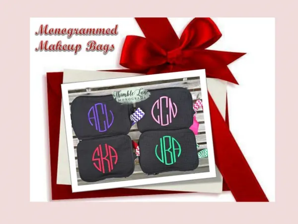 Personalized & Monogrammed Makeup Bags