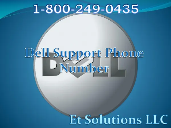 Dell Tech Support Phone Number
