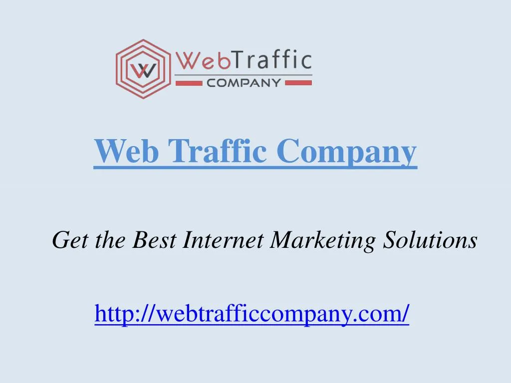web traffic company