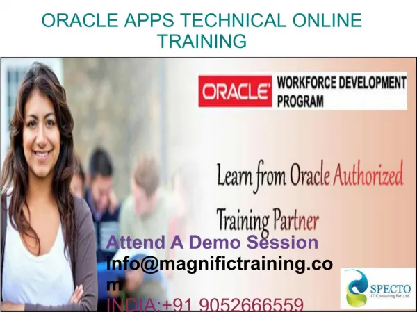 Oracle Apps R12 Technical Online Training