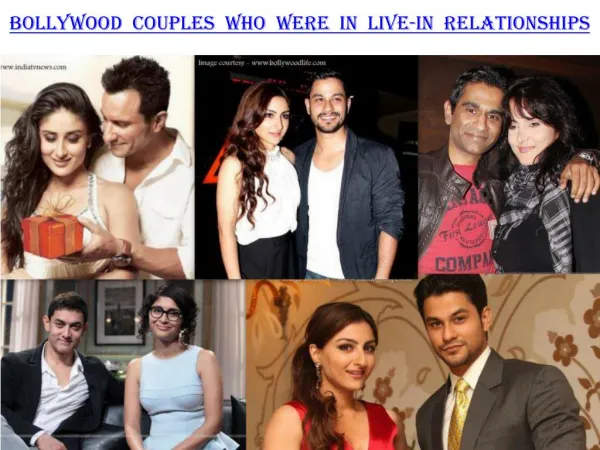 Bollywood couples who were in Live-In relationships