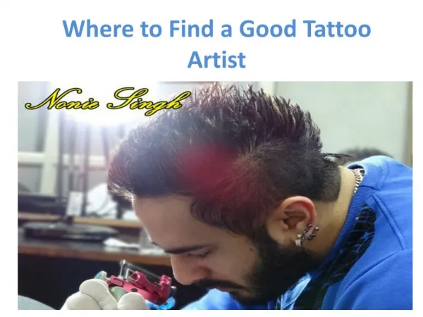Where to Find a Good Tattoo Artist