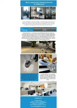 Best Commercial Cleaning Services in Melbourne - slide 1