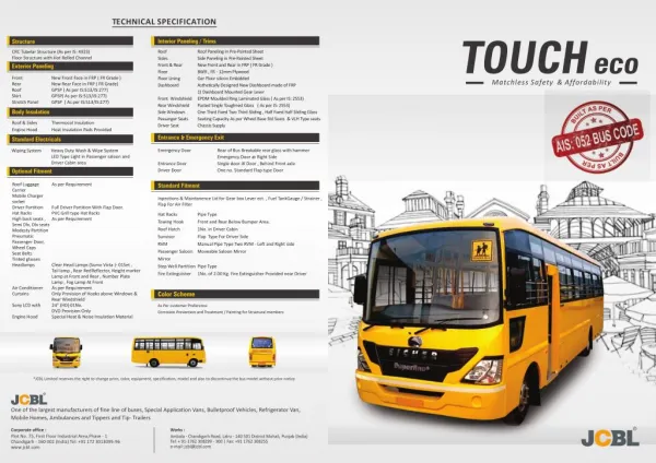 Touch Eco Superline Bus: School Bus by JCBL