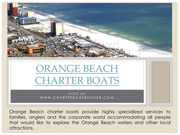 Orange Beach Charter Boats