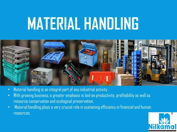 Material Handling Products-Nilkamal