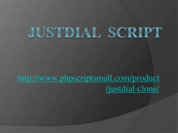 Justdial Script