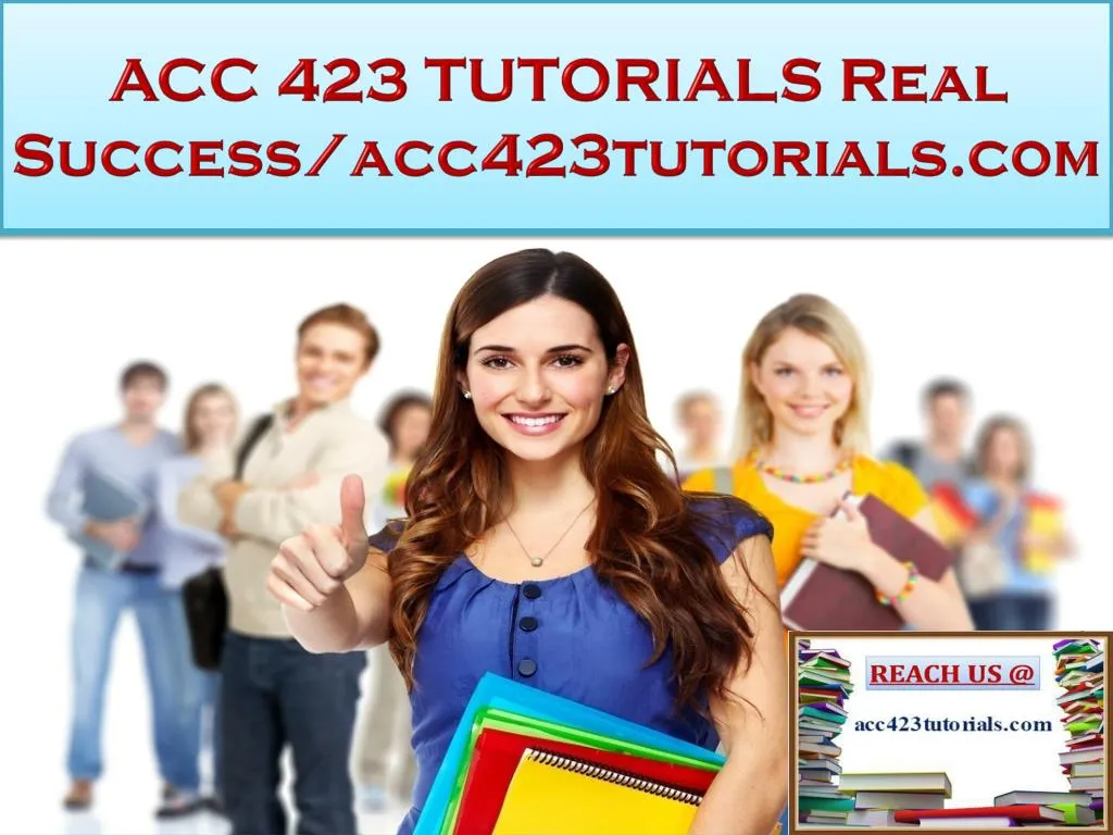 acc 423 tutorials real success acc423tutorials com