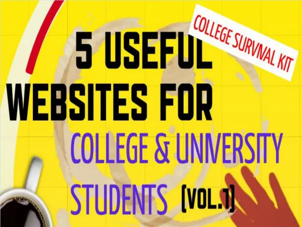 5 Useful Websites for College & University Students