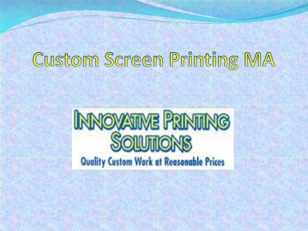 custom screen printing ma