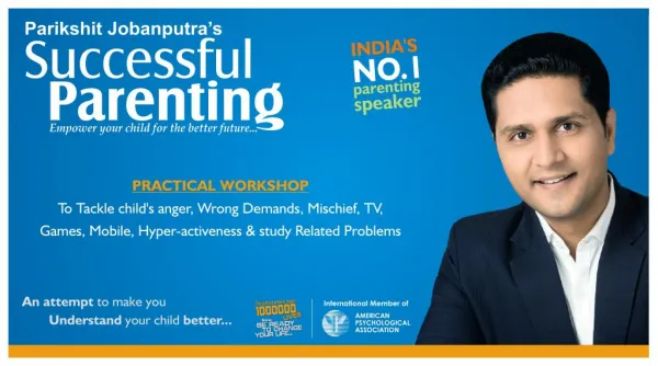 India's No:1 Parenting Seminar by Parikshit Jobanputra - Top Motivational Speaker