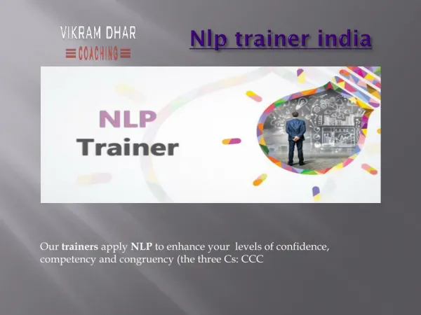 Nlp trainer india