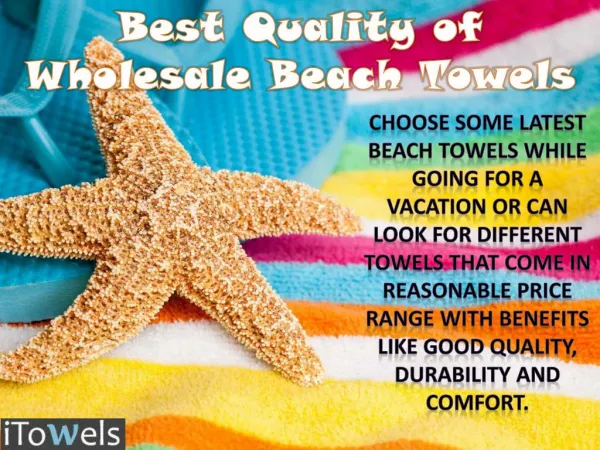Best Quality of Wholesale Beach Towels