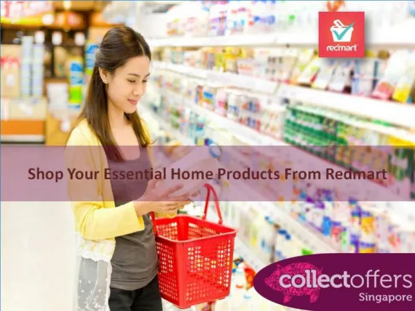 Shop Your Essential Home Products From Redmart