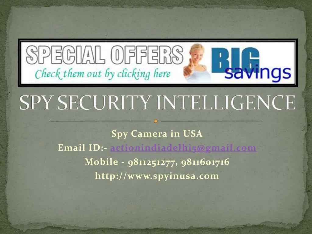 spy security intelligence