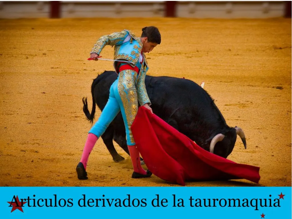 articulos derivados de la tauromaquia