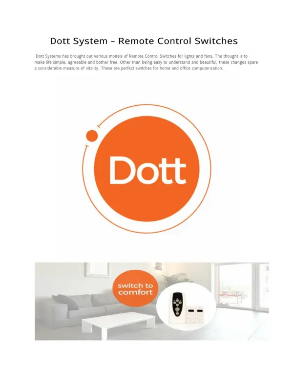 Dott Systems - Remote Switches