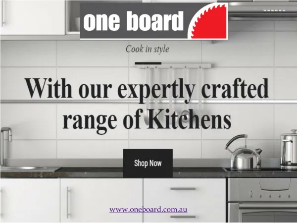 Outdoor Kitchens Melbourne - One Board