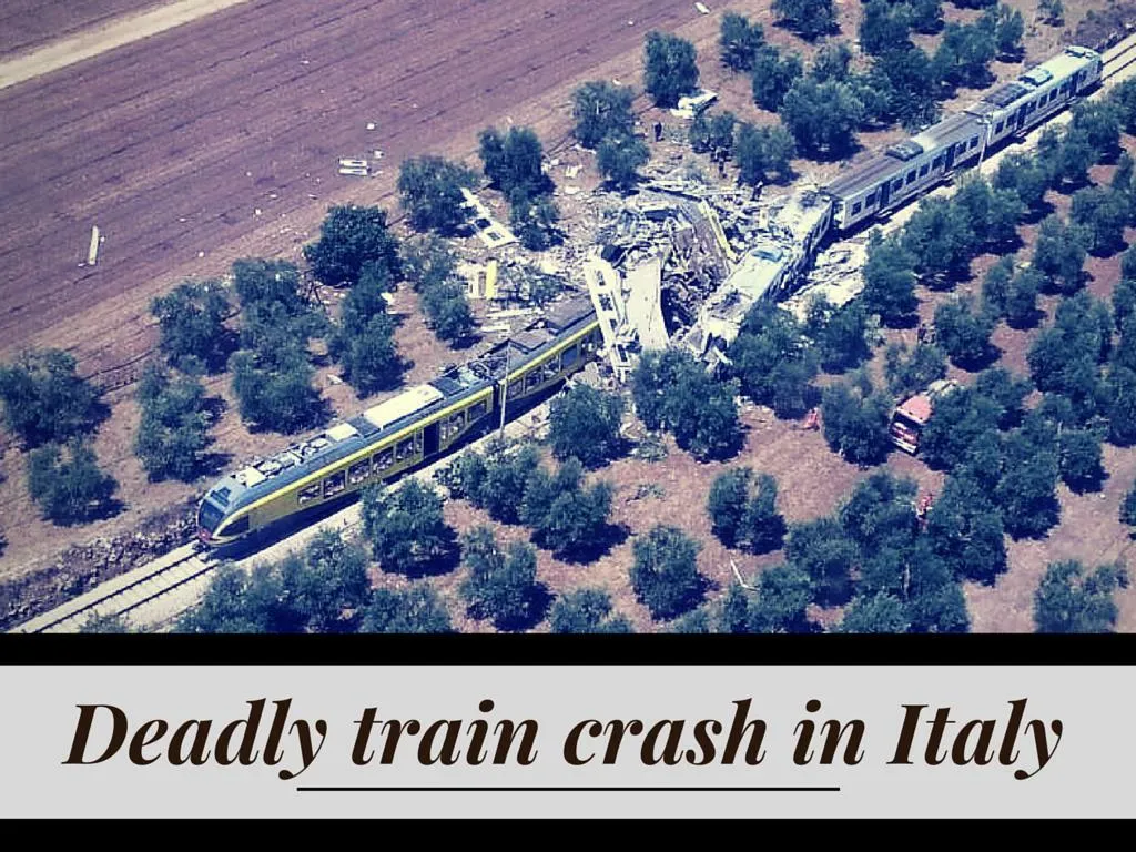 lethal train crash in italy