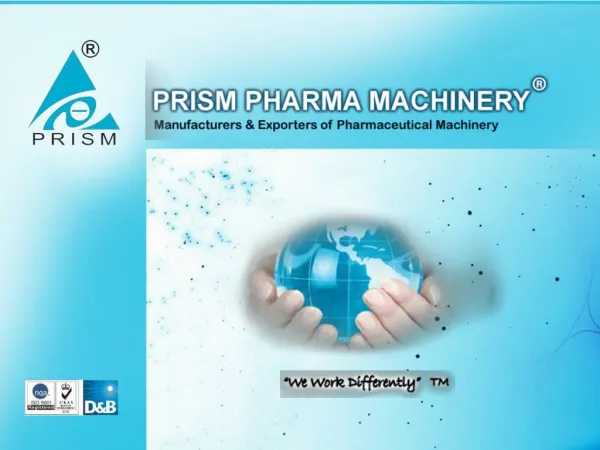 Pharma Machines Manufacturer