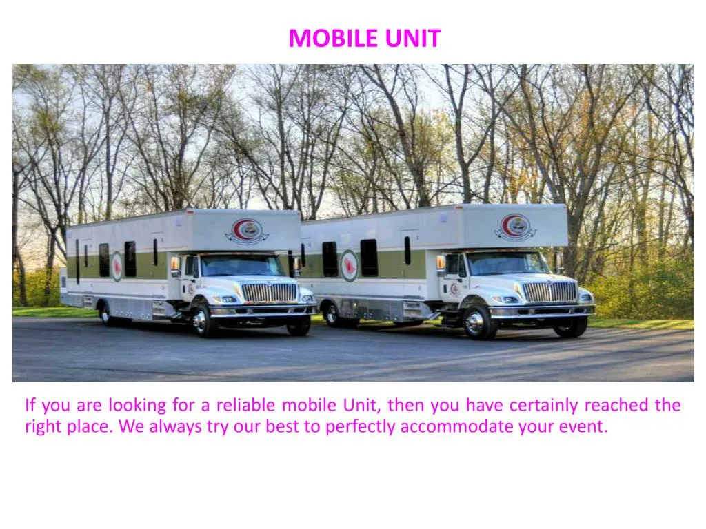 mobile unit
