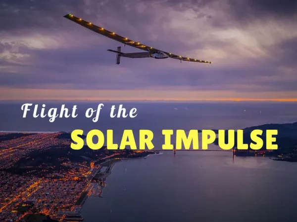Flight of the Solar Impulse