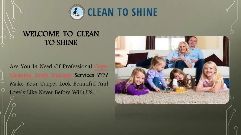 welcome to clean to shine