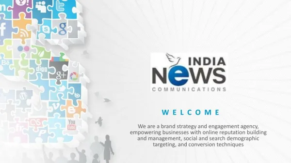 India News Comunications | Services
