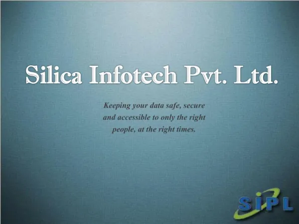 Networking Solutions at Silica Infotech Pvt. Ltd.